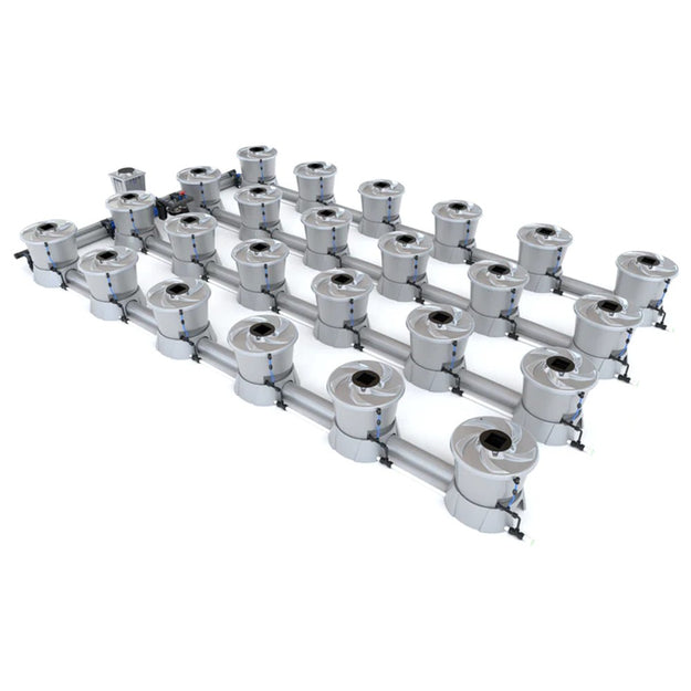 Alien Hydroponics V-System 24 Pot 4 Row Kit Rdwc Hydroponic System - 9167