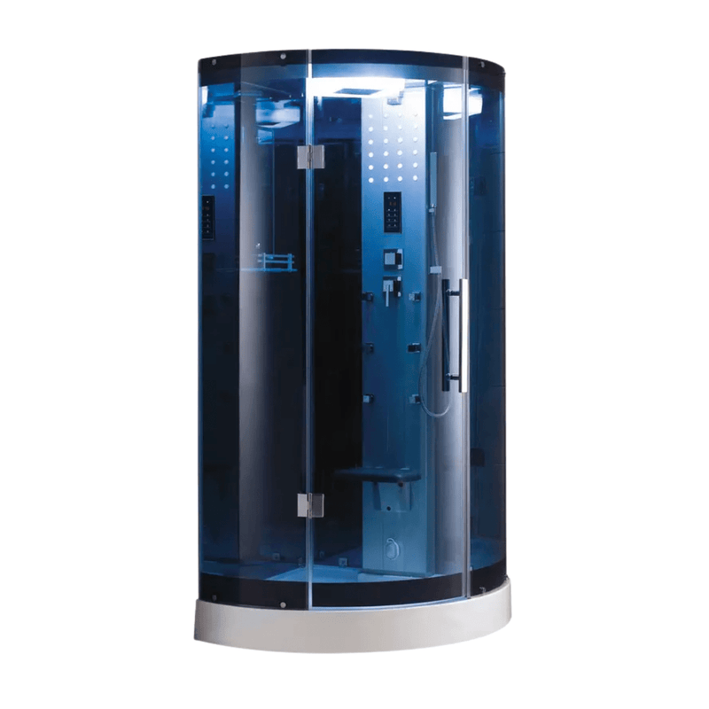 Mesa Steam Shower Blue Glass - WS-302A