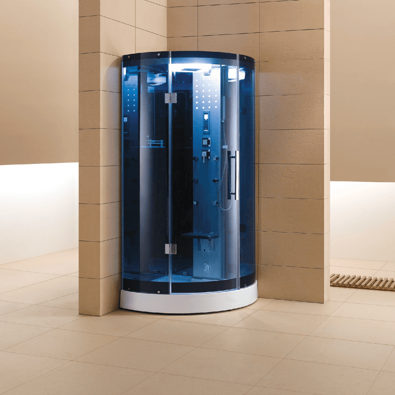 Mesa Steam Shower Blue Glass - WS-302A