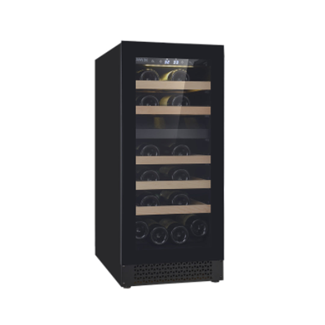 Cavavin Vinoa Collection - 15 In. Wine Cooler in Black - 24 Bottle - V-024wdzfg