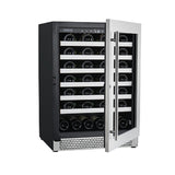 Cavavin Vinoa Collection - 24 In. Wine Cooler in Stainless Steel - 48 Bottle - V-048wsz