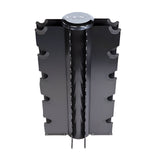 Troy 12-Sided 3-50lb Dumbbells with Rack - VERTPAC-TSDR50G