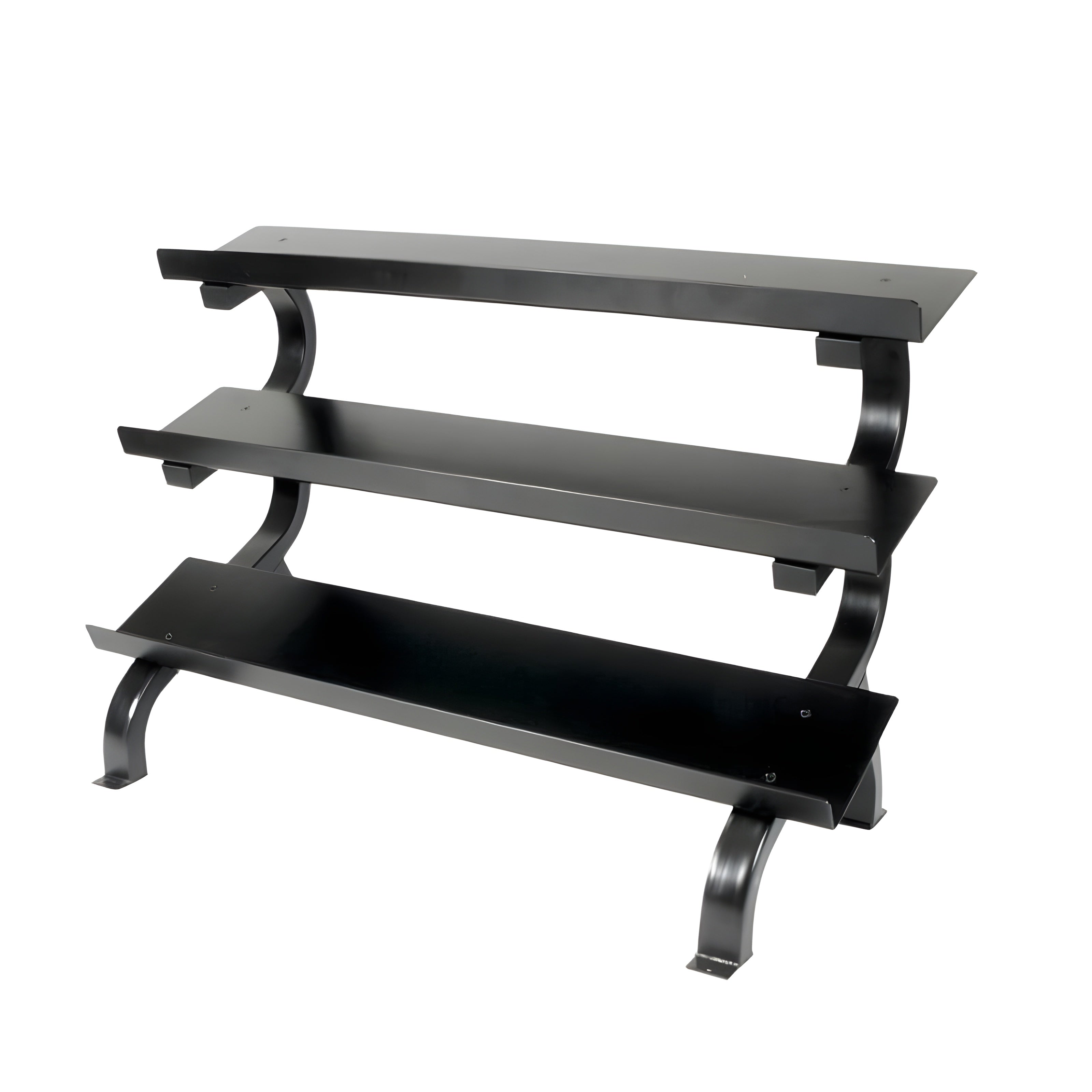 Troy  12-Sided Dumbbells & Rack Set - VERTPAC-TSDR75