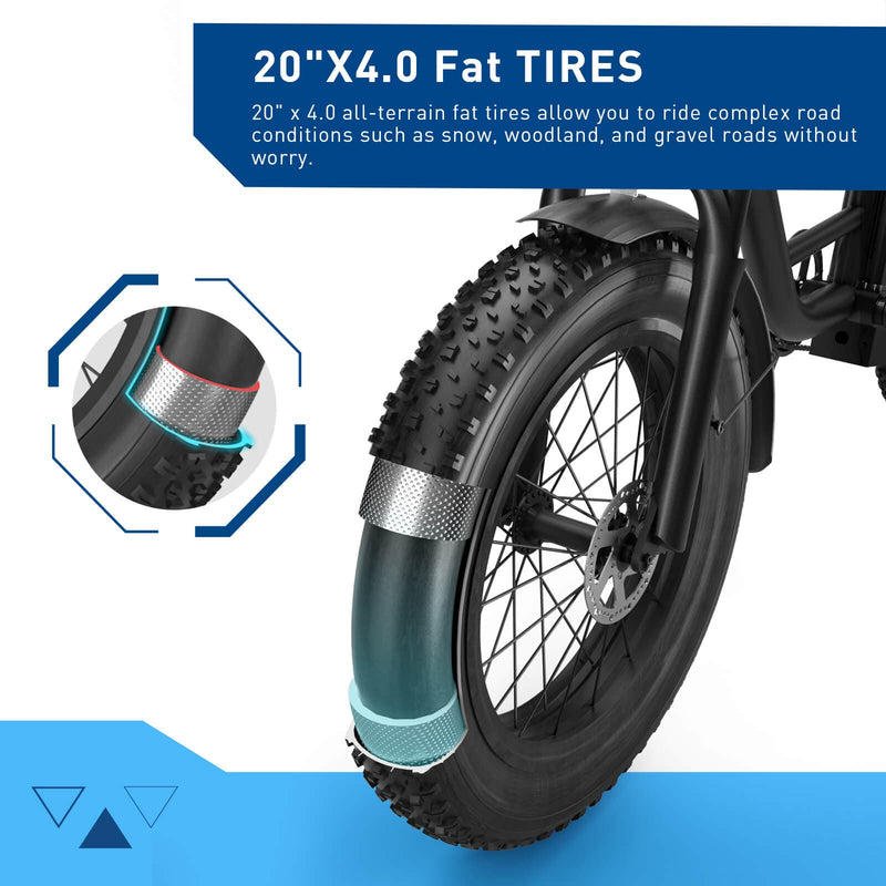 Hiboy EX6 Step-thru Fat Tire Electric Bike - ePower Go