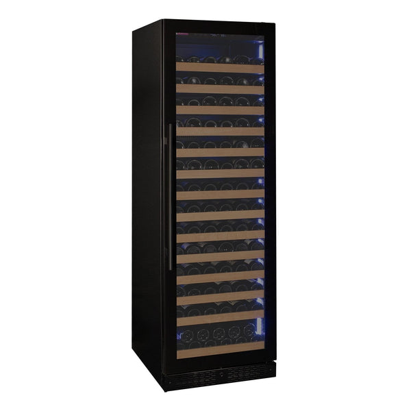 Reserva Series 163 Bottle 71" Tall Single Zone Right Hinge Black Glass Door Wine Refrigerator - Backyard Provider