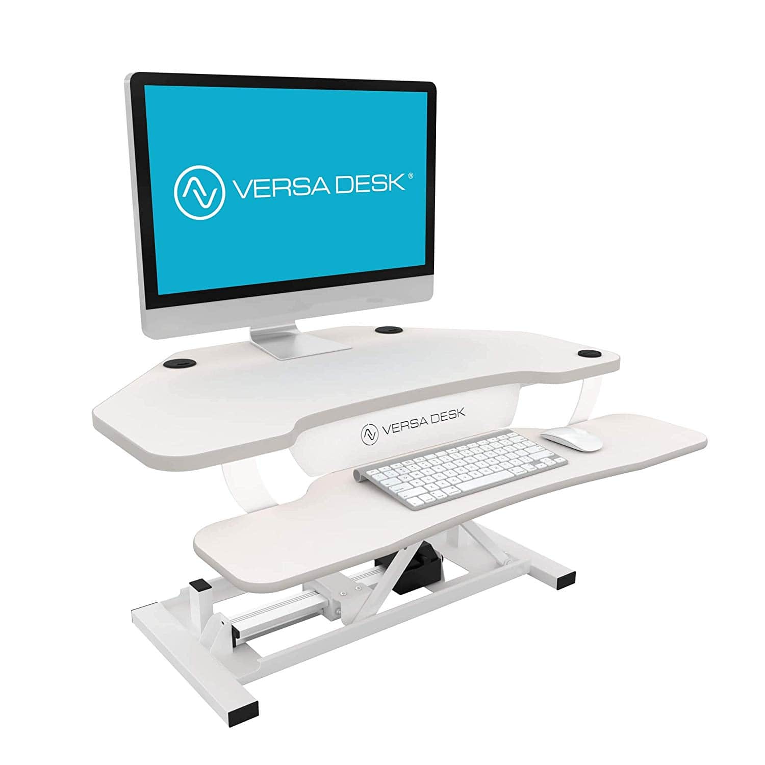 VersaDesk Power Pro Corner Electric Standing Desk Converter