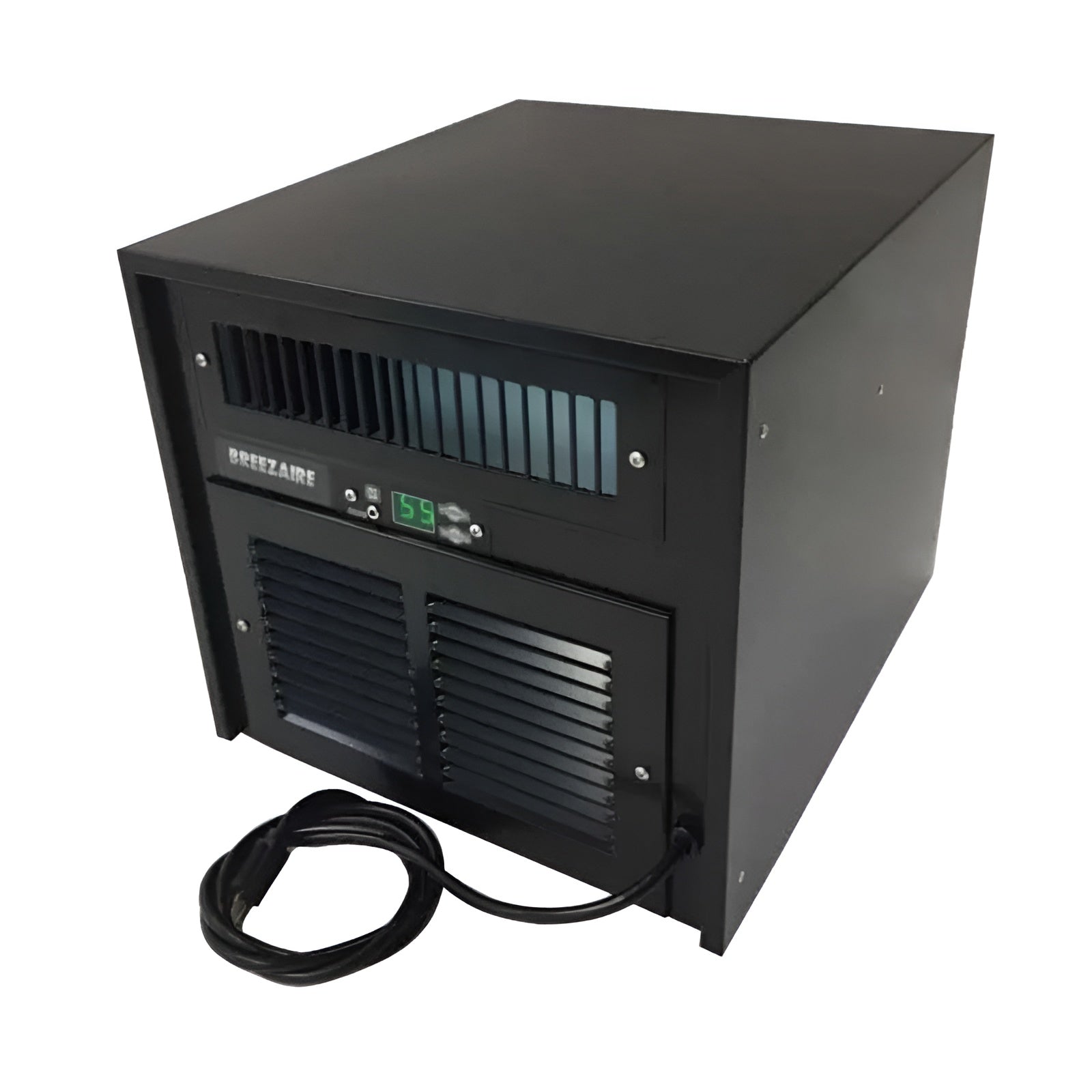 Breezaire WKL1060BLK Wine Cellar Cooling Unit – Black Series, 140 Cu.Ft. Capacity - WKL 1060 BLK