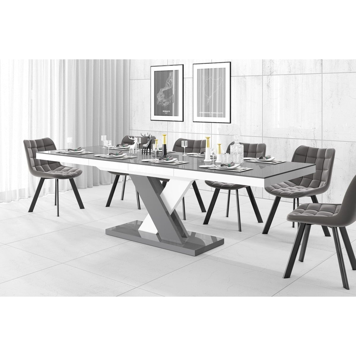 Maxima House XENNA Dining Set - HU0056K-332G - Backyard Provider