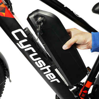 Cyrusher [Pre-sale]48V 16Ah Ebike Battery for Rider (XF650) - US-48V16A-RDR