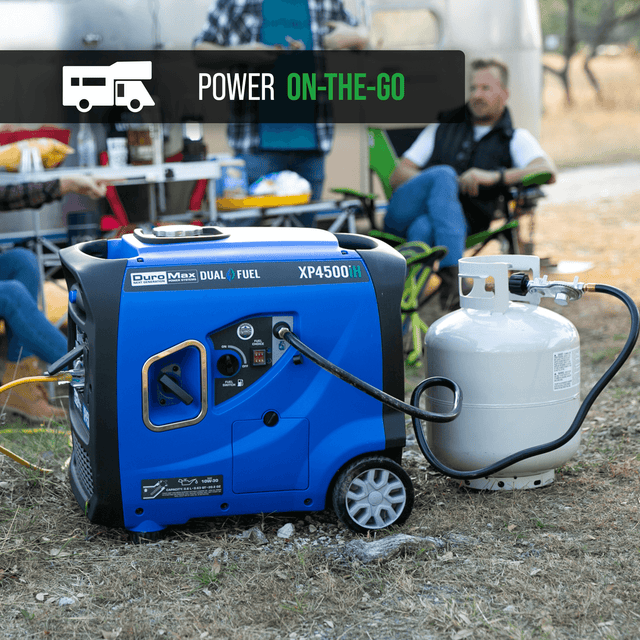 DuroMax 4,500 Watt Portable Dual Fuel Inverter Generator w/ CO Alert - XP4500iH