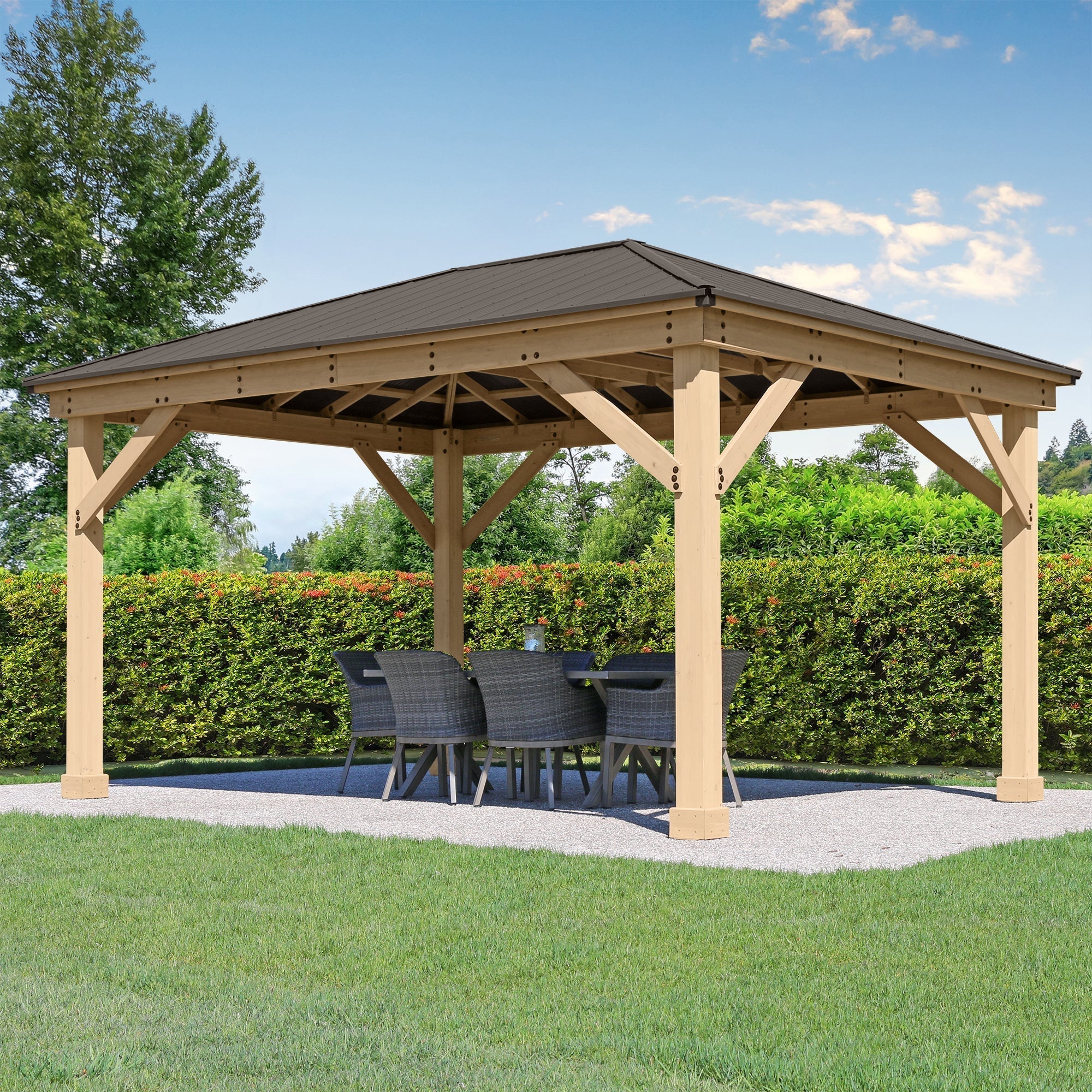 Yardistry 12 x 16 Meridian Gazebo YM11915COM