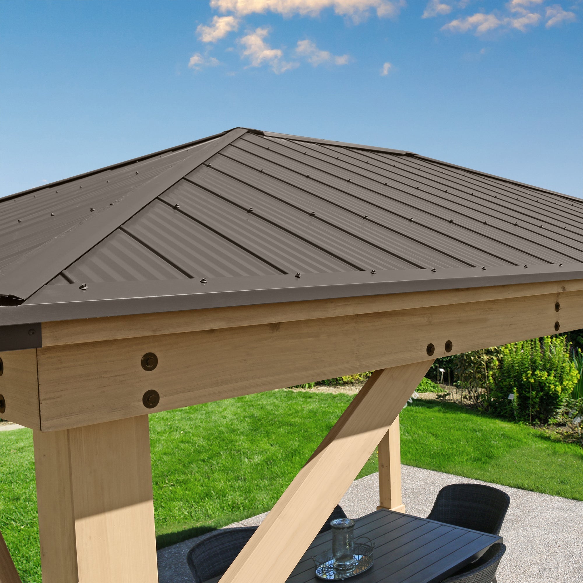 Yardistry 12 x 16 Meridian Gazebo YM11915COM