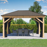 Yardistry 12 x 16 Meridian Gazebo Mesh Kit YM11920COM