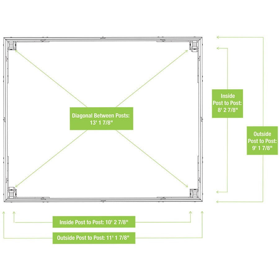 Yardistry 10 x 12 Meridian Gazebo YM11824COM