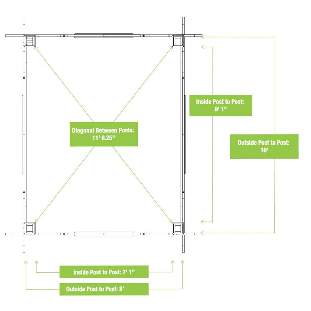 Yardistry 10 x 12 Meridian Pergola YM11921COM