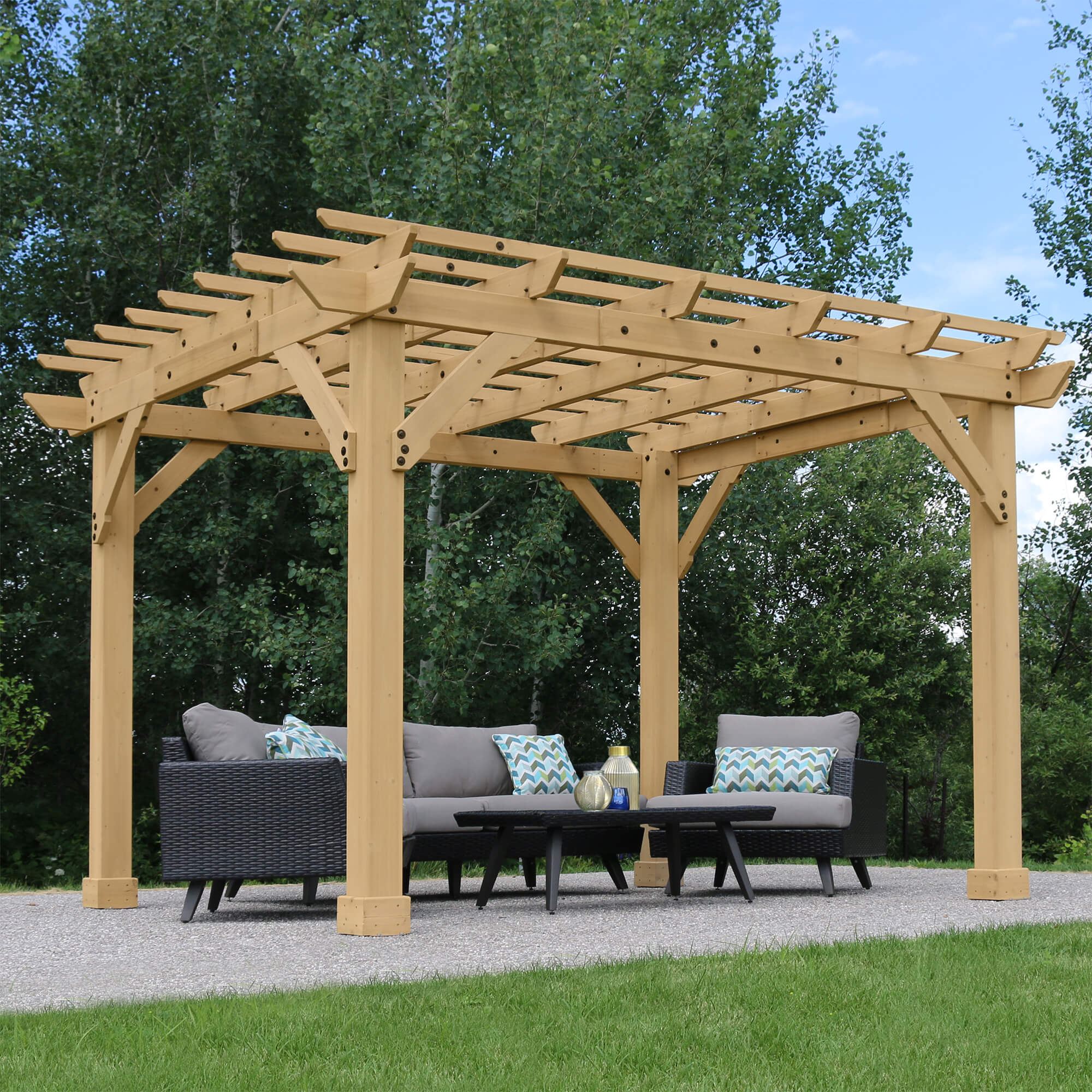 Yardistry 10 x 12 Meridian Pergola YM11921COM