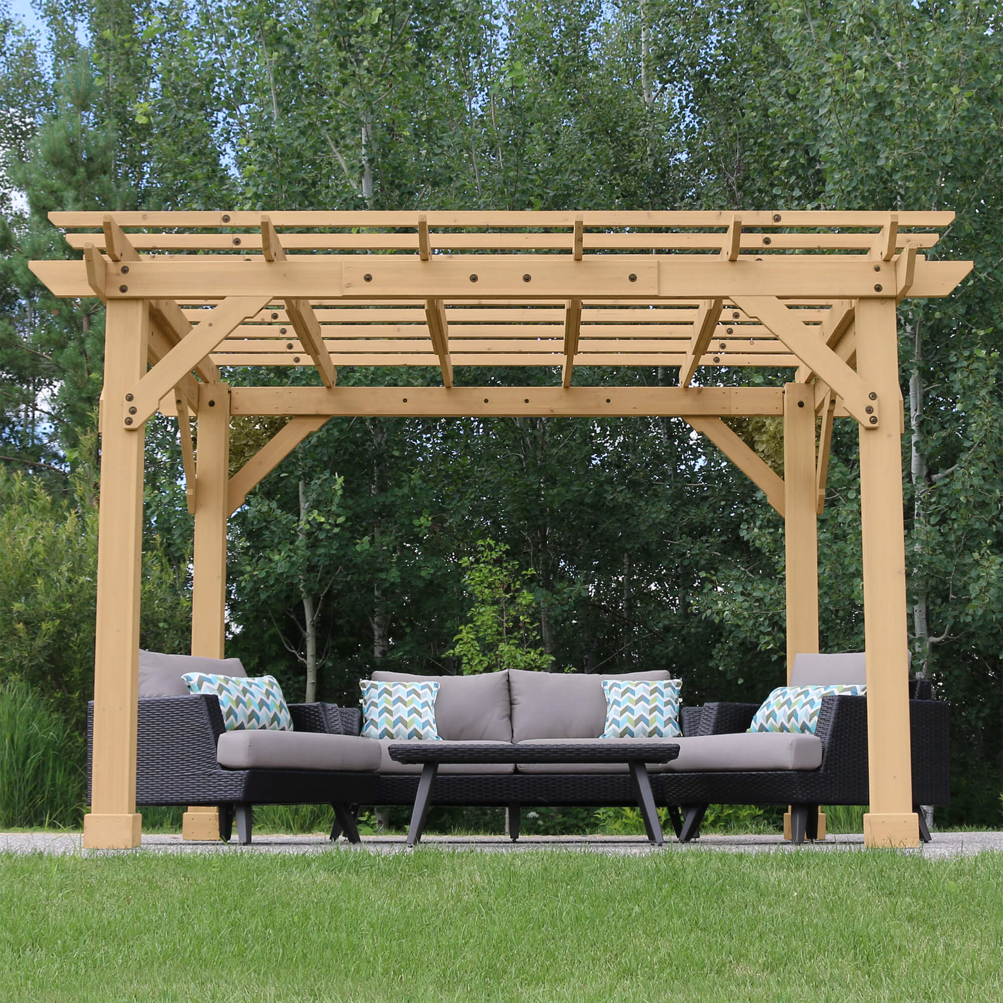 Yardistry 10 x 12 Meridian Pergola YM11921COM