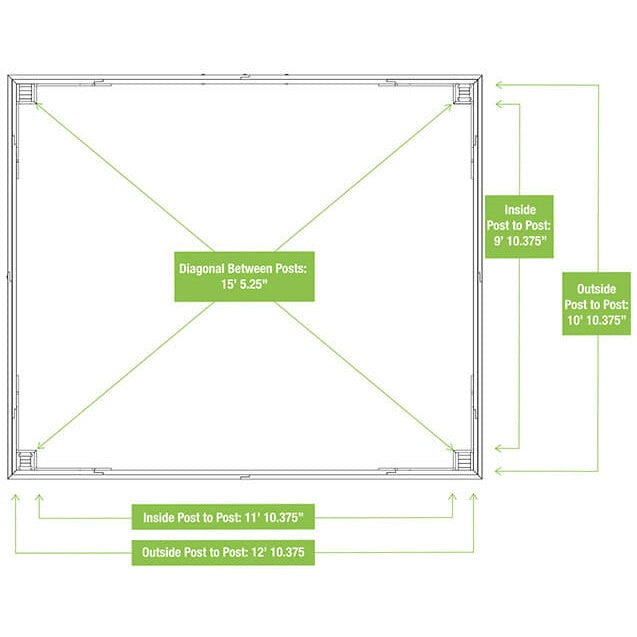 Yardistry 12 x 14 Meridian Gazebo YM11772