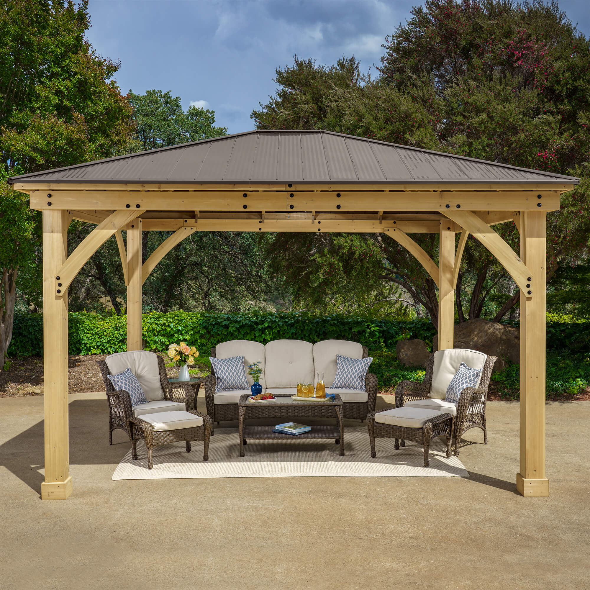 Yardistry 12 x 14 Meridian Gazebo YM11772