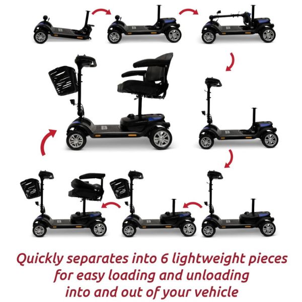 ComfyGo Z-4 Portable Mobility Scooter - Backyard Provider