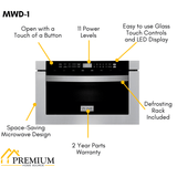 ZLINE 48 in. Appliance Package Dual Fuel Range, Range Hood, Microwave Drawer, Dishwasher, 4KP-RARH48-MWDW