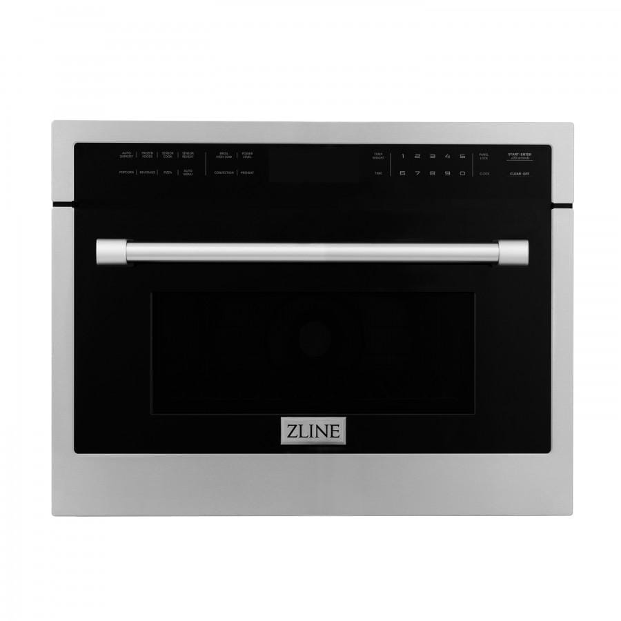 ZLINE Appliance Package - 36 in. Dual Fuel Range, Range Hood, Microwave Oven, Dishwasher, 4KP-RARH36-MODWV