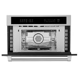 ZLINE Appliance Package - 30 in. Built-in Convection Microwave Oven, 30 in. Single Wall Oven in Stainless Steel, 2KP-MW30-AWS30