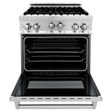 ZLINE Appliance Package - 30 in. Gas Range and 30 in. Range Hood, 2KP-RGRH30