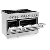 ZLINE 48 Inch 6.0 cu. ft. Range with Gas Cooktop and Gas Oven in Stainless Steel, RG48