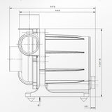Abyzz A200 IPU-3M 3,800GPH Controllable DC Pump - VA-A200IPU-10