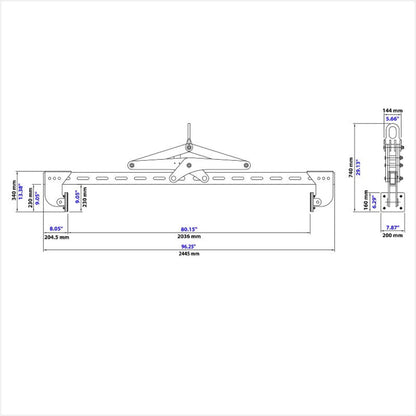 Aardwolf Horizontal Stone Lifting Clamp - 2010 - AHLC2010