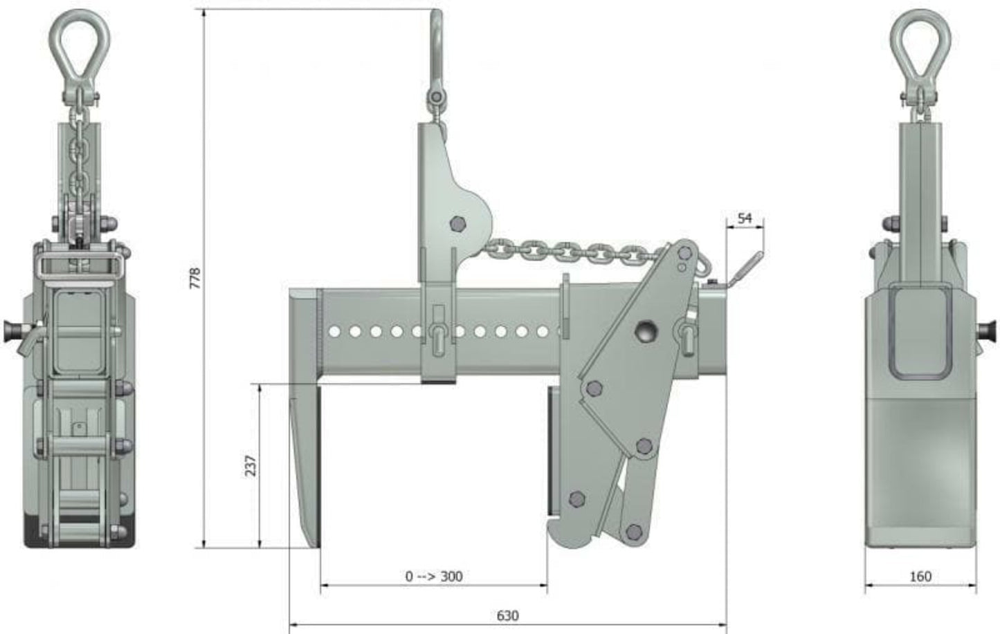 Aardwolf Monument Clamp Lifter- (Automatic) - GPM1500A