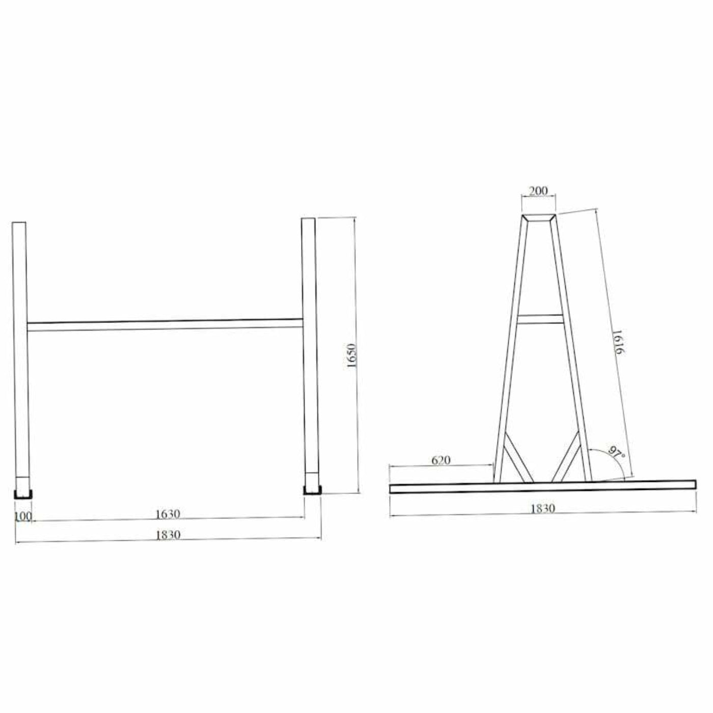 Aardwolf Stone A Frame - SAF02-S