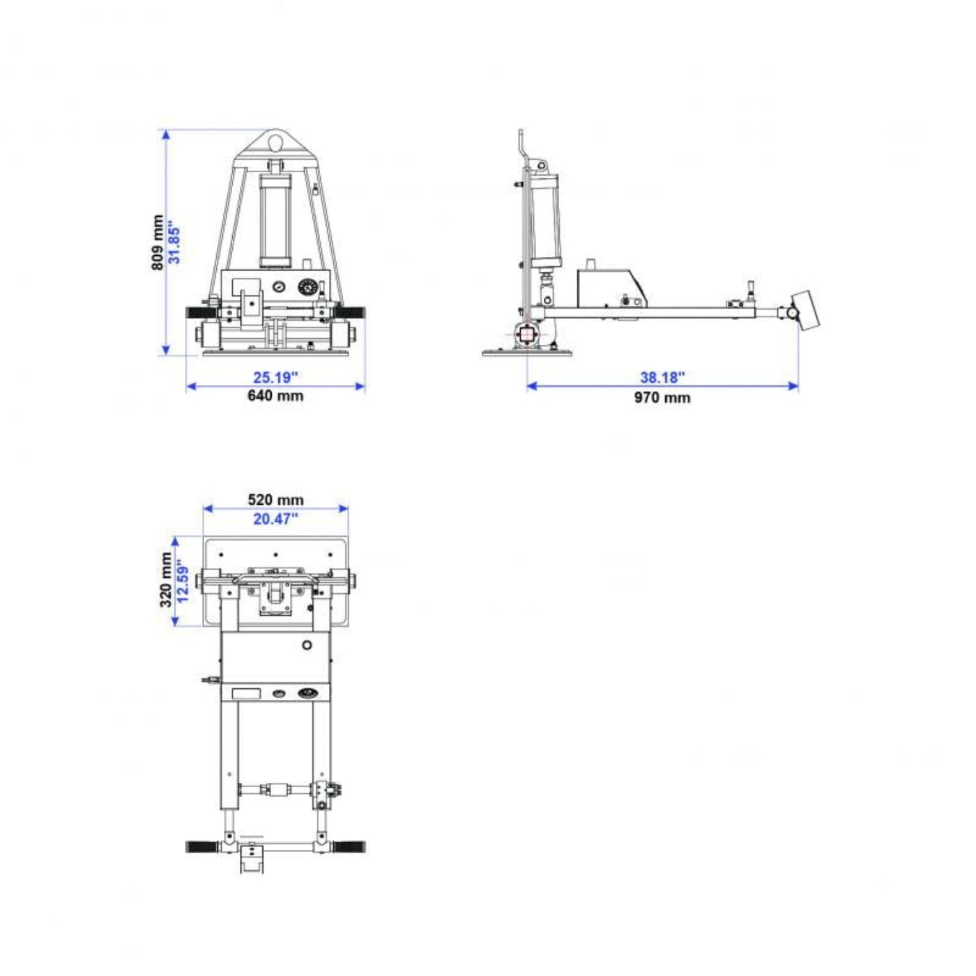 Aardwolf Vacuum Lifter AVLP1 Pro 250kg - AVLP1-250P