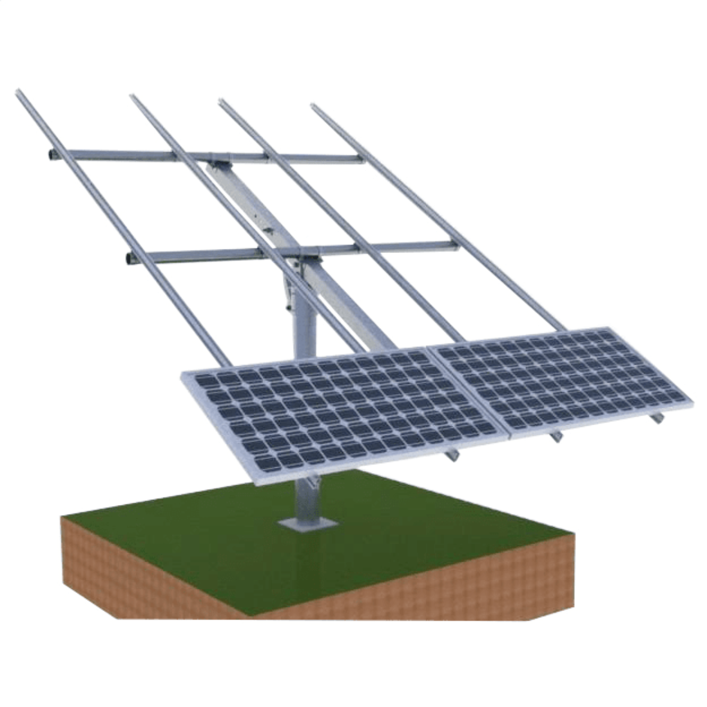 Aims Power 250-330 Watt Solar Pole Mount Racks for 6 Panels