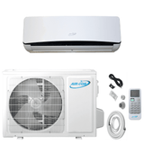 Air-Con Titanium 12000 BTU Ductless Mini Split Air Conditioner Heat Pump System 18 SEER 110-120V - ATUCI/EM4H1S12