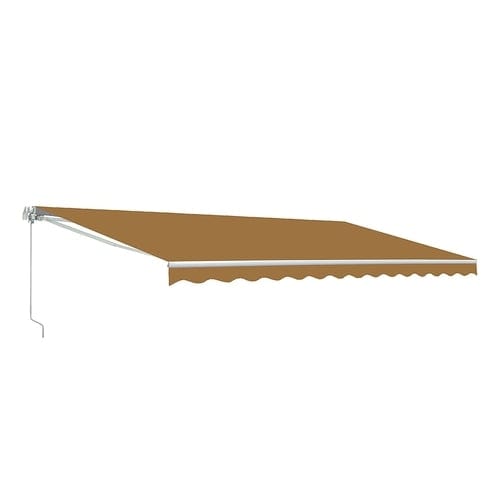 Aleko Motorized Retractable Patio Awning 16 x 10 Feet Sand - AWM16X10SAND31-AP