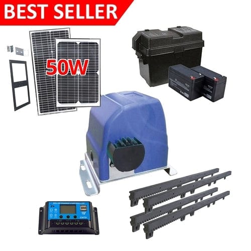 Aleko Sliding Gate Opener AR900 Solar Kit 50W - AR900SOL-AP