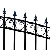 Aleko Steel Dual Swing Driveway Gate London Style 14 x 6 ft - DG14LOND-AP