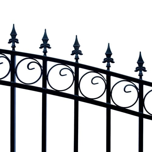 Aleko Steel Dual Swing Driveway Gate London Style 16 x 6 ft - DG16LOND-AP