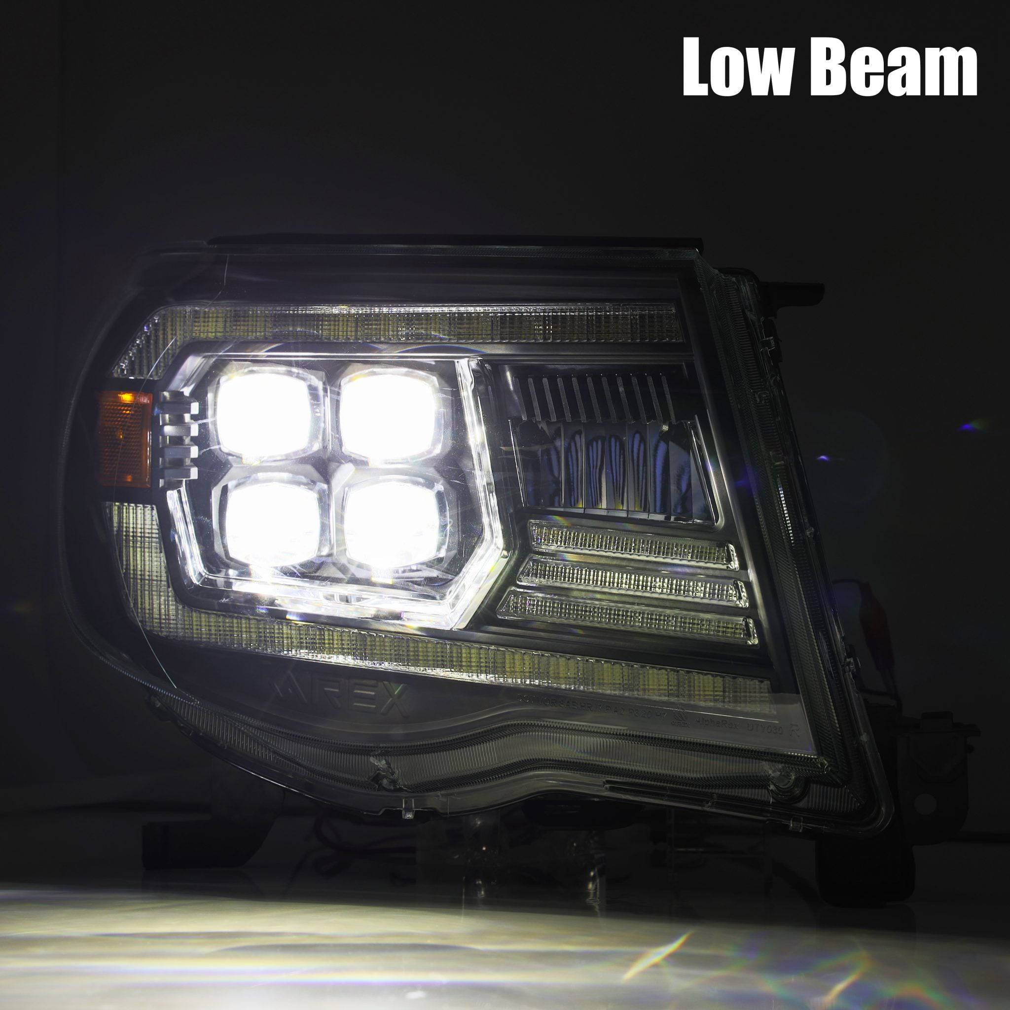 Alpharex Nova-Series Led Projector Headlights Chrome - 2005-2011 Toyota Tacoma - 880743