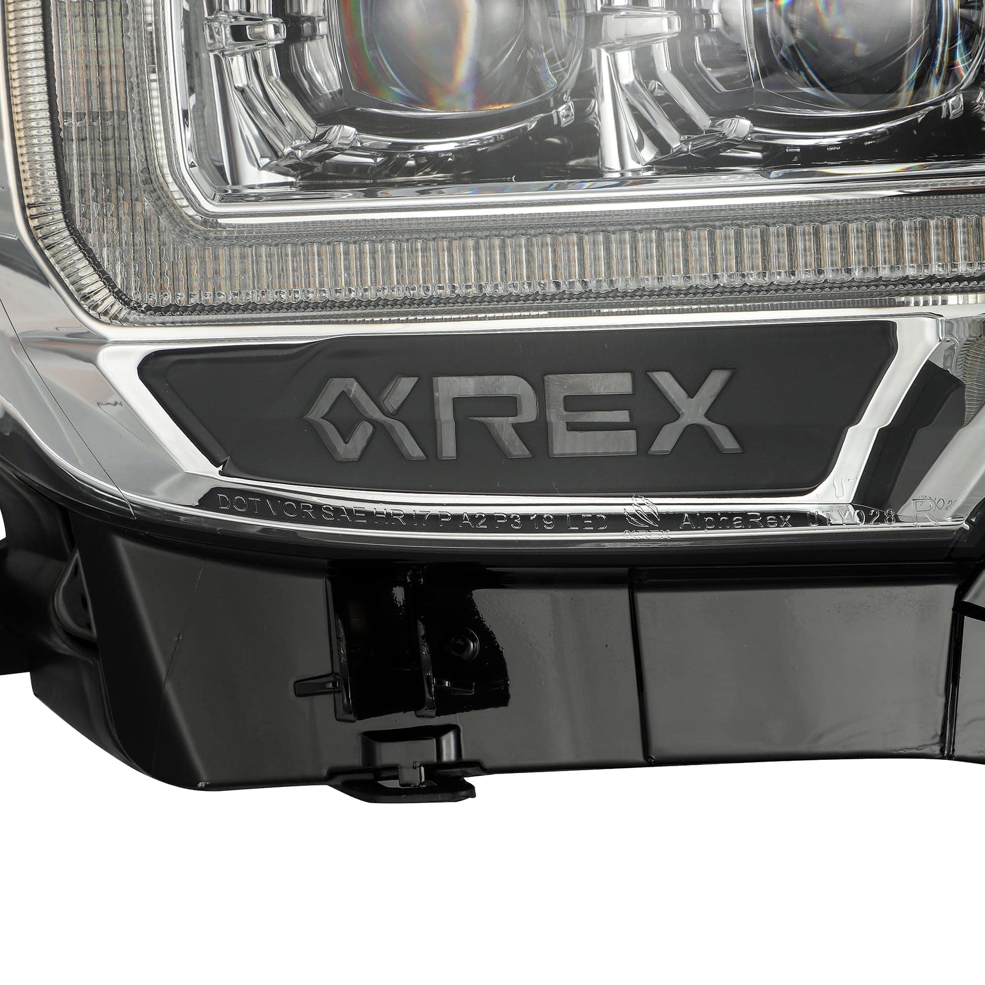 Alpharex Nova-Series Led Projector Headlights Chrome 2023-2016 Toyota Tacoma - 880706