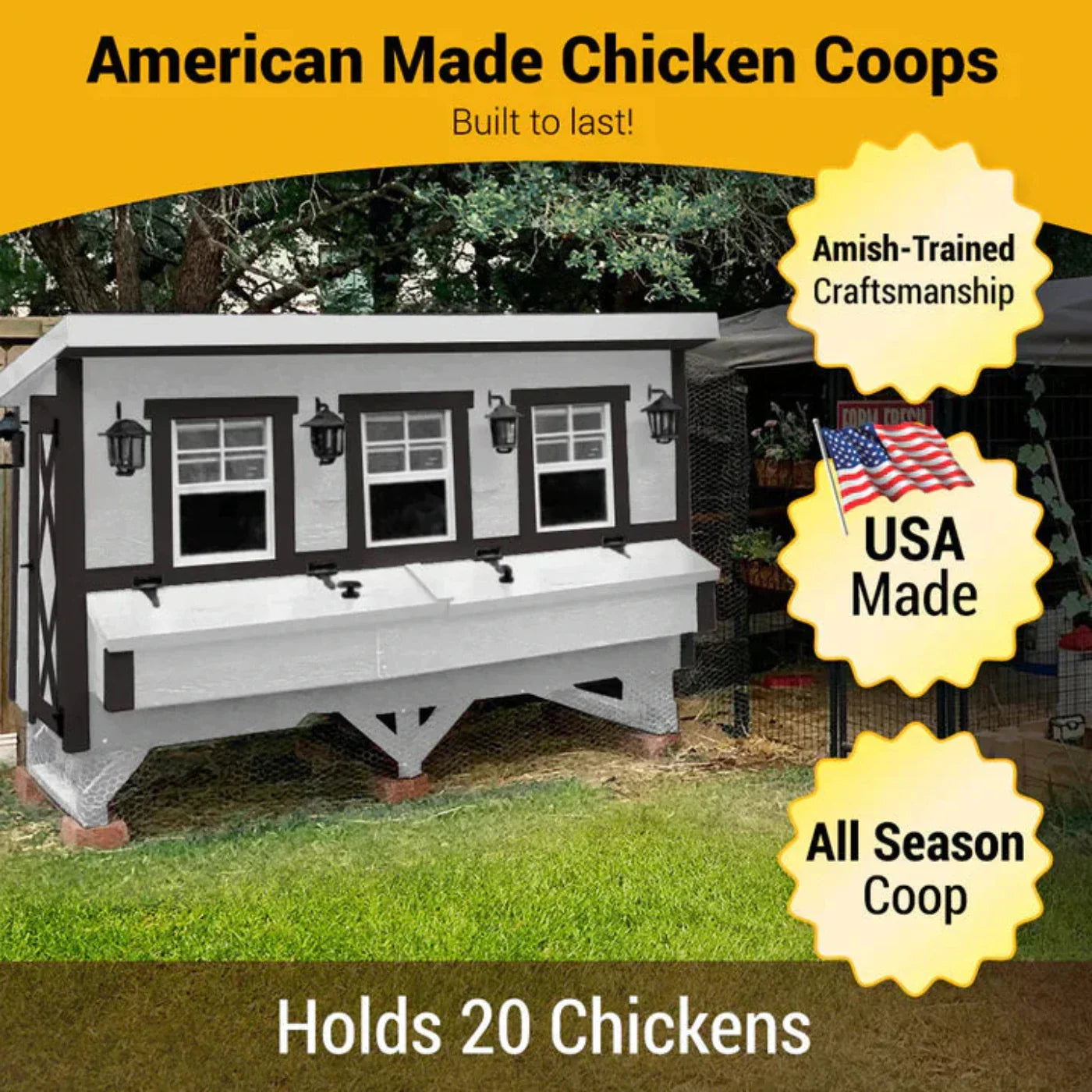 OverEZ® XL Chicken Coop Kit up to 20 chickens