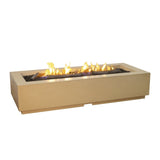 American Fyre Designs Louvre Long Rectangle Fire Pit - 689-WA-11-M7NC