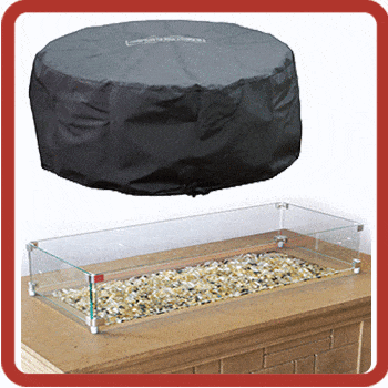 American Fyre Designs Louvre Long Rectangle Fire Pit - 689-WA-11-M7NC