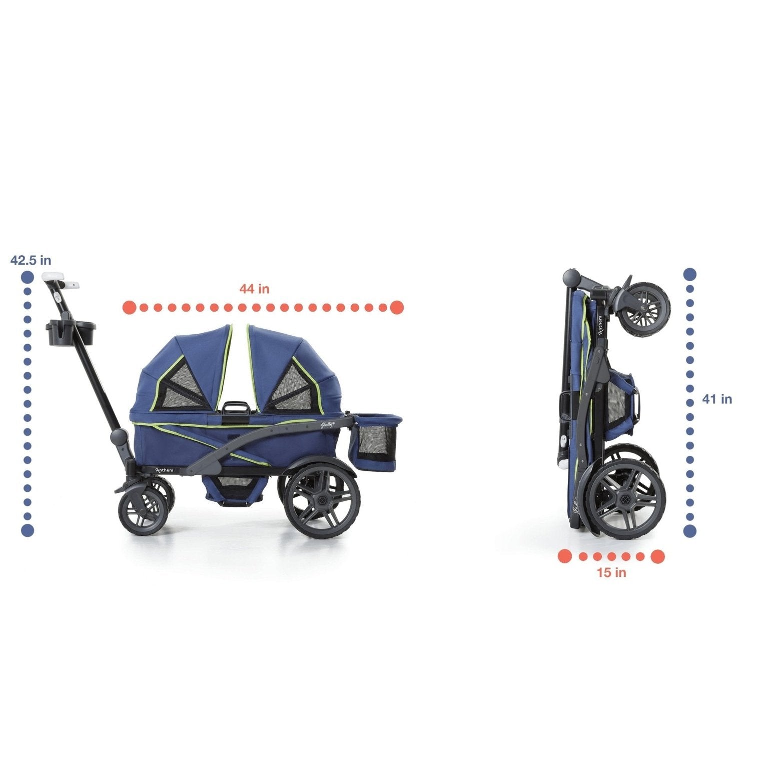 Anthem2™ 2-Seater All-Terrain Wagon Stroller