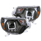 Anzo Black U-Bar Projector Headlight 2012-2015 Toyota Tacoma - 111290