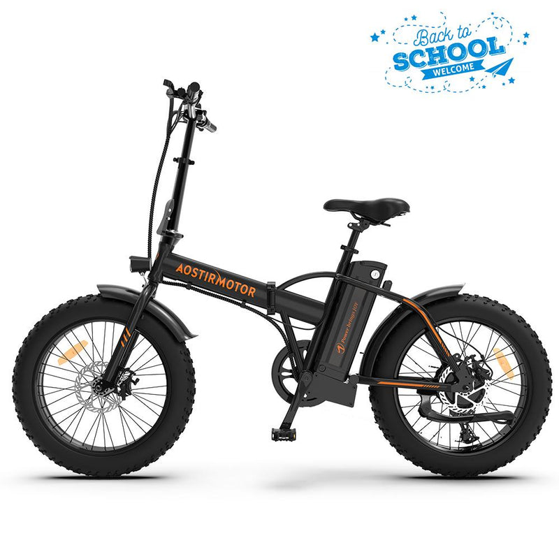 Aostirmotor A20 36V 500W Mini Fat Tire Folding Electric Bike