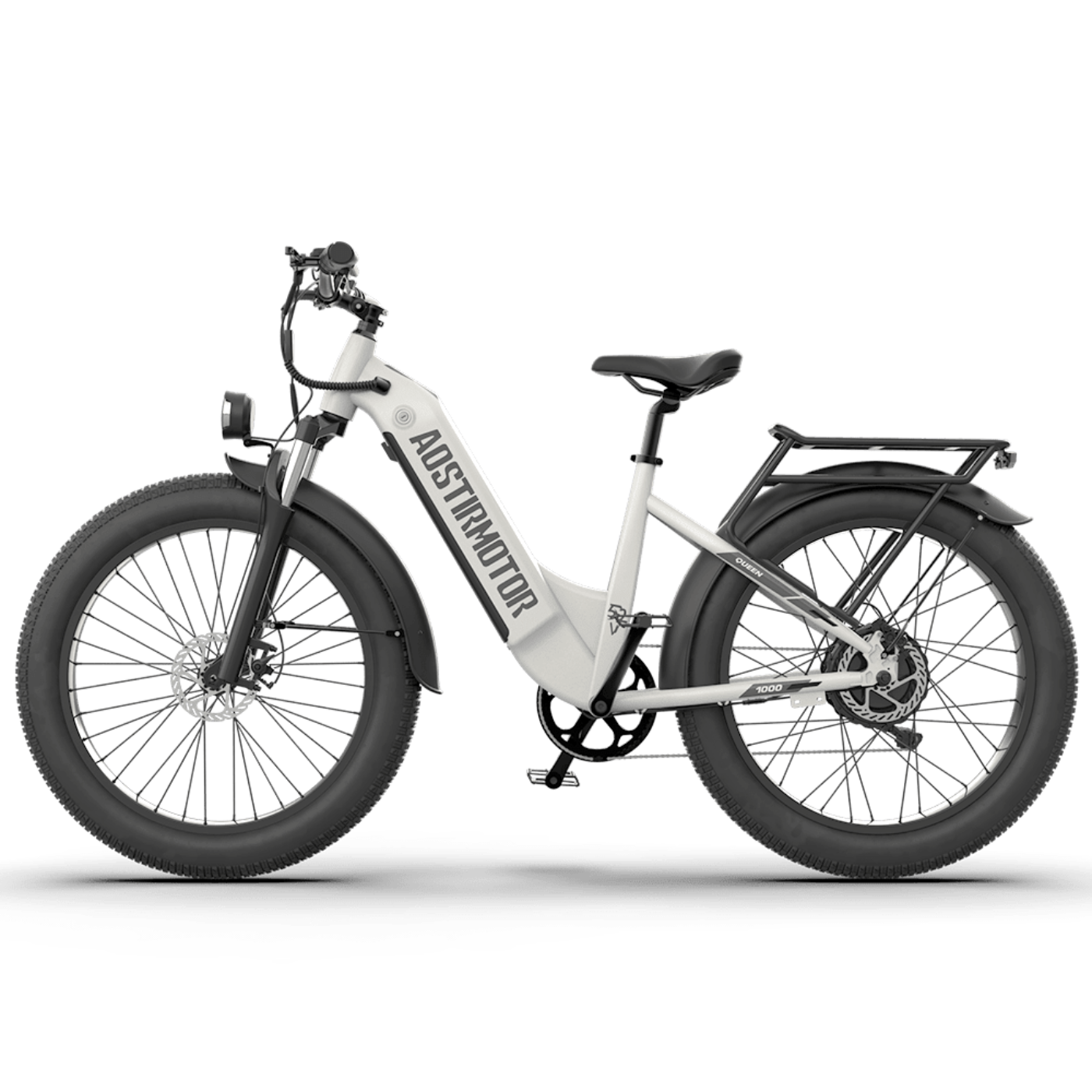 Aostirmotor QUEEN 1000W 52V All Terrain Step-Thru Fat Tire Electric Bike