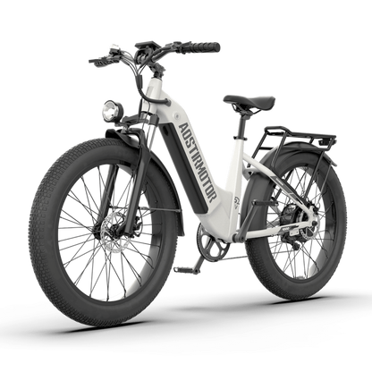 Aostirmotor QUEEN 1000W 52V All Terrain Step-Thru Fat Tire Electric Bike
